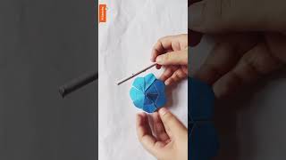 Make a amazing origami umbrella Tutorial☂️ #viral #crafting #shortviral #shorts