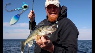 Crushing Walleyes on the NEW Northland Deep-Vee Spin (ft. Bro)