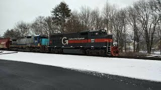 HD/4K CSXT New England Division Action on the Portland Subdivision February 2024