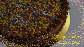 Tarta de cumpleaños | DIY Paso a paso