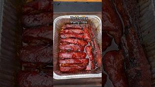 Hot honey party ribs