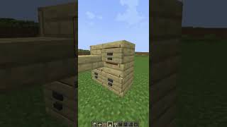 How to make " Realistic drawer " in #minecraft ?