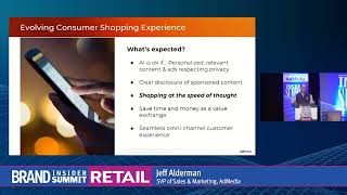 Sponsor Presentation – Admedia: Retail's Advolution: Trends and Changes