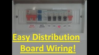 How to Wire a Distribution Board