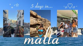 5 days in MALTA ˚ʚ♡ɞ˚🌊🐚 (a cinematic travel vlog)