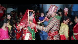 Nepali Panche Baja * Cute couple Dancing in  Baja * दुलहा सगं लजाइन दुलही * wedding tales 2020 *