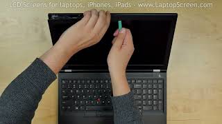 How to replace LCD screen on Lenovo ThinkPad P1