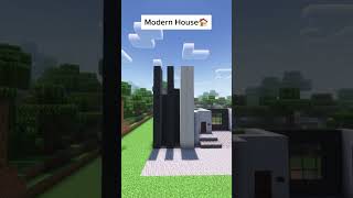 👑COMO CONSTRUIR UNA CASA MODERNA #minecraft #CONSTRUCCION #gaming #shorts 👑