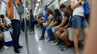 Riding LRT2 from Cubao to Recto Station