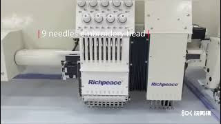 Richpeace Perforation+Sewing+Embrodery Machine--3 in 1 leather pattern making machine