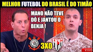 MANO NÃO  PERDOA E JANTA O BENJA AO VIVO CORINTHIANS 3X0 ATLETICO GOIANIENSE