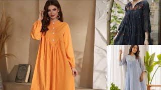 Trendy Frocks design beautiful style fashionable outfits