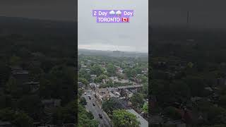 Today's weather in Toronto Canada #youtubeshorts #weather #canadalife