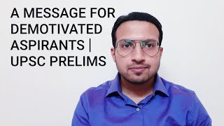 A Short Message for Stressed, Demotivated Aspirants | UPSC | Final week | Suyash, AIR 56, IFS