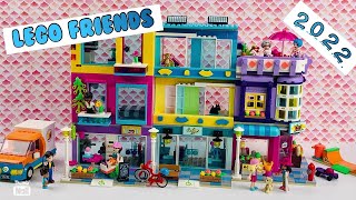 LEGO Friends - Wohnblock - Main Street Building - 41704 - Unboxing - Zeitraffer - Stop Motion - 2022