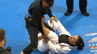 IBJJF WORLDS 2015 - Katie Patroch (Gracie Barra London) vs. Emily McGivern (Nova Uniao)