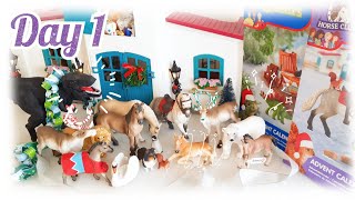 Schleich 2022 Advent Calendar Series || DAY 1 || Schleich Christmas ||