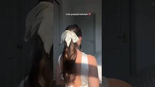 Cute Ponytail Ribbon bow #trending #aesthetic #trend #viralvideo #shortvideo #shorts #viral #fashion