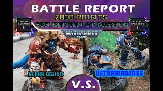 Alpha Legion vs Ultramarines - 2k GT Mission Battle Report