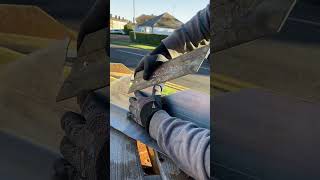 How to cut & bend lead step flashings.