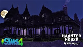 Happy Halloween!! || Haunted House Speed Build || Sims 4 || No Cc ||