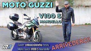 Záver celosezónneho testu Moto Guzzi V100 Mandello S (2023) - motoride.sk