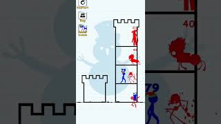 Monster Tower : Stick Hero War | Level - 33 | #viral #shorts #games  #video #funny #shortsviral