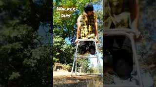 Walker Bodyweight Dips Outdoor Push Workout