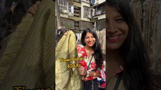 Gold Tissue Saree from Scratch! #DIYSaree