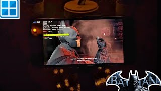 BATMAN ARKHAM ORIGINS Mobile Gameplay Windows Emulator Android Winlator 8.0