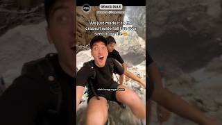 Bule Terpukau Ini Air Terjun Niagara Indonesia‼️ #reaksibule #buleriview #shorts #viralvideo