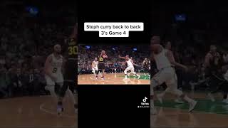 Steph curry back-back 3’s in game 4 vs Celtics