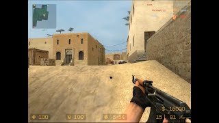 Counter Strike Source (good gameplay) online using (AK-47) - جيم قوي