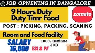 Warehouse job / New packing job / New picking job / Helper job / bangalore packing picking job /