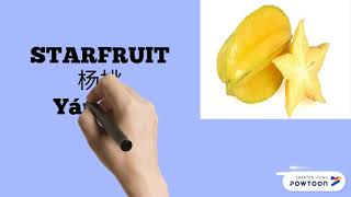 Fruit in Mandarin