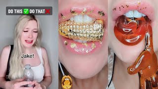 💋 Text To Speech 💋 ASMR Satisfying Eating || @BRIANNA GUIDRYY || POVs Tiktok Compilations 2023 #20