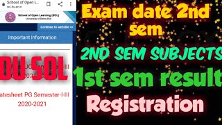 #delhiuniversity #dusol #ncweb [[DETALED TALK ABOUT 2ND SEM SUBJECTS|| RESULT | EXAM | SYLLABUS||