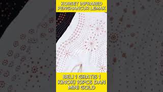 Promo 50% Korset Infrared Beli 1 Gratis 1 Bahan Lebut Tebal Bonus Gel Pelangsing Dan Mini Gold