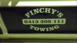 Vinyl cut graphics on an F250 tow truck | Easyaz Traralgon