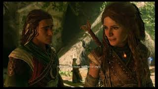 FREYA FORGIVE FREYR SCENE - GOD OF WAR RAGNAROK ALL MOVIE SCENE