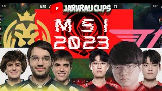 MAD x T1 - MSI 2023 - Melhores momentos jogo 1