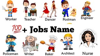 Jobs Name | Let's Learn jobs Name in English | Jobs Name and Vocabulary | English Practice