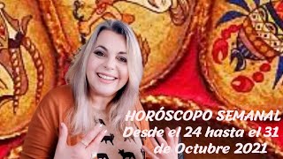 🎴 HORÓSCOPO SEMANAL desde el 24 hasta el 31 de Octubre 2021 ⚠️ Última Semana 💫🌛LUNA|ASTROS|TAROT