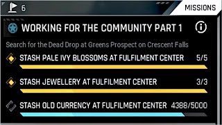 Working for the community part 1 / Fulfilment center dead drop