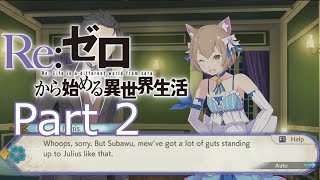 Re ZERO The Prophecy of the Throne - Gameplay Walkthrough Part 2 (No Commentary, PC)