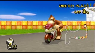 Mario Kart Wii - Donkey Kong - Mirror Shell Cup - Bowser Bike マリオカートWii - ドンキーコング-ミラーシェルカップ-スーパーバウザー