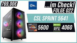 Solide Gaming-Konfiguration 👌 | CSL Sprint 5641 (Ryzen 5) - DLSS3 | ...im Check #022