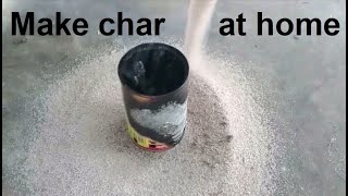 Homemade Charcoal Production