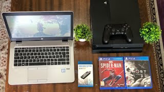 how to connect ps4 with laptop with no internet