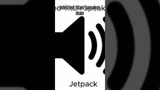 Titan speaker man jetpack